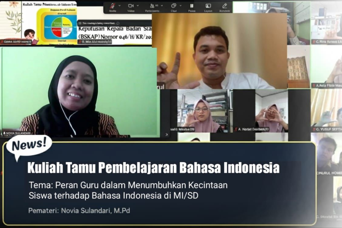 KULIAH TAMU PEMBELAJARAN BAHASA INDONESIA